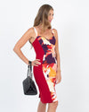 Black Halo Clothing Small | US 4 Floral Bodycon Dress
