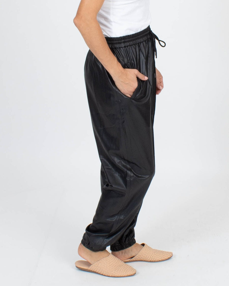 BLANKNYC Clothing Medium | US 29 Faux Leather Joggers