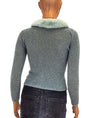Blumarine Clothing XS | US 2 I IT 38 Fur Trim Cardigan