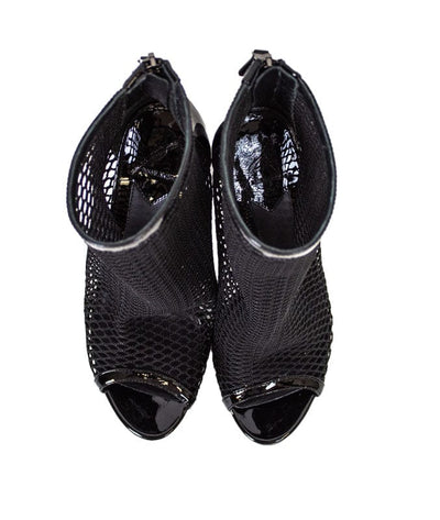 Brian Atwood Shoes Small | US 7 Fishnet Peep Toe Heels