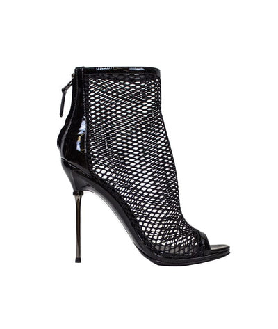 Brian Atwood Shoes Small | US 7 Fishnet Peep Toe Heels