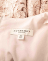 Burberry London Clothing Medium | US 8 Pink Lace V Neck Mini Dress