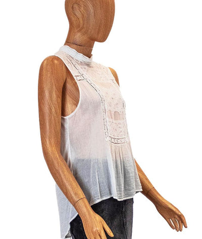 Burning Torch Clothing XS Embroidered Sheer Tank