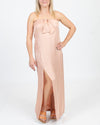 Cali by Cali Dreaming Clothing Small Blush Satin Strapless Dress