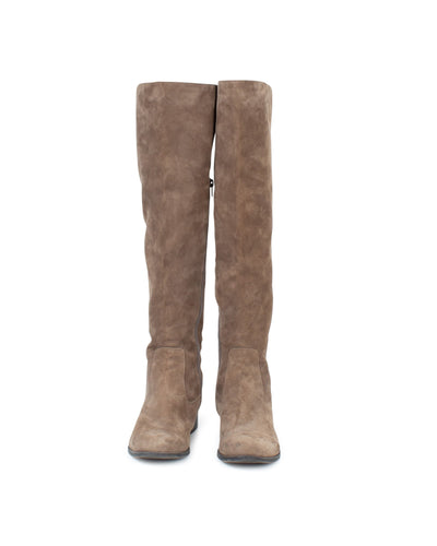 Calvin Klein Shoes Medium | US 8 Knee High Suede Zip Up Boots