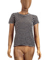 Calvin Rucker Clothing Large Distressed Stripe Tee