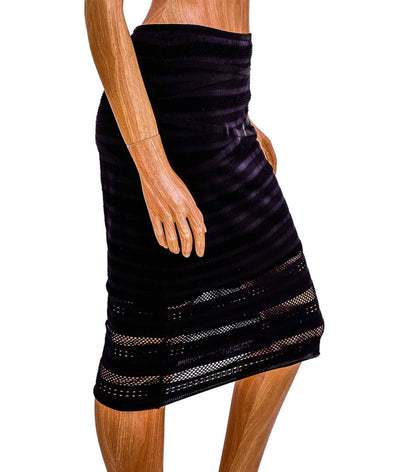 Calvin Rucker Clothing Large Embroidered Skirt with Silk Slip