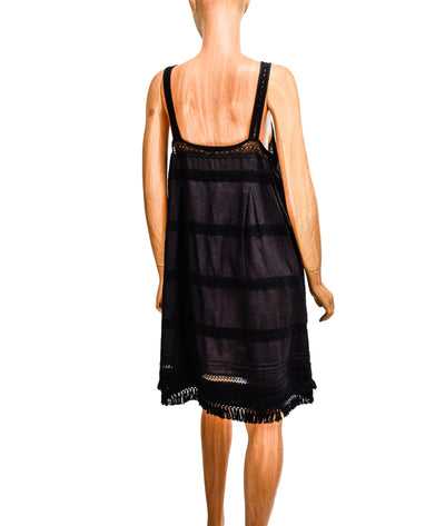 Calypso Clothing Medium Embroidered Dress with Pockets