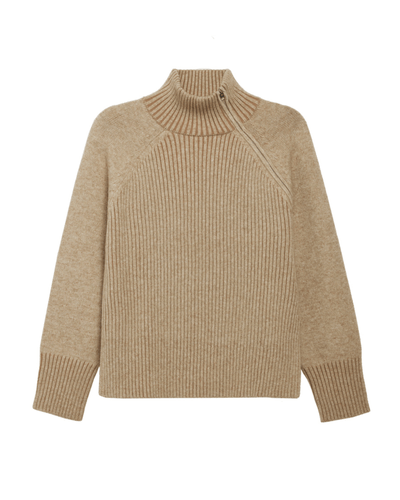 Carbon 38 Clothing Small Raglan Zip Pullover