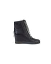 Casadei Shoes Medium | US 8.5 Black High Top Wedge Sneakers