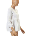 CH Caroline Herrera Clothing Small | US 4 Eyelet Peasant Top