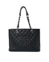 Chanel Bags One Size CHANEL Caviar Grand Shopping Tote GST Black