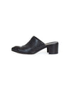Chanel Shoes Medium | 8 I 38 Classic Leather Heel Mules