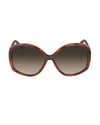 Chloé Accessories One Size Gradient Oval Sunglasses "CE663S 219 58"