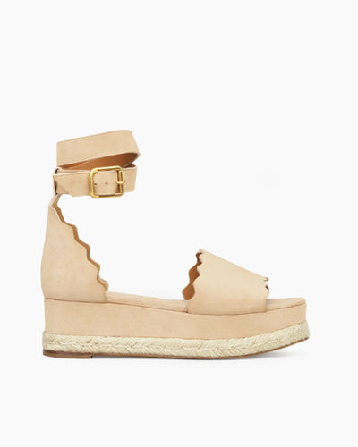 Chloé Shoes Large | 9 I 39 "Lauren" Ankle Strap Platform Sandals