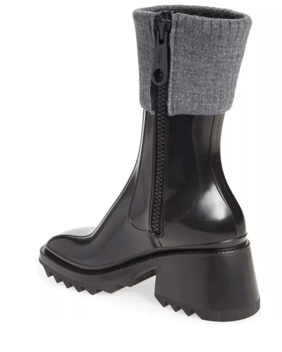 Chloé Shoes Large | US 10 Chloe Betty Rib Cuff Waterproof Rain Boots