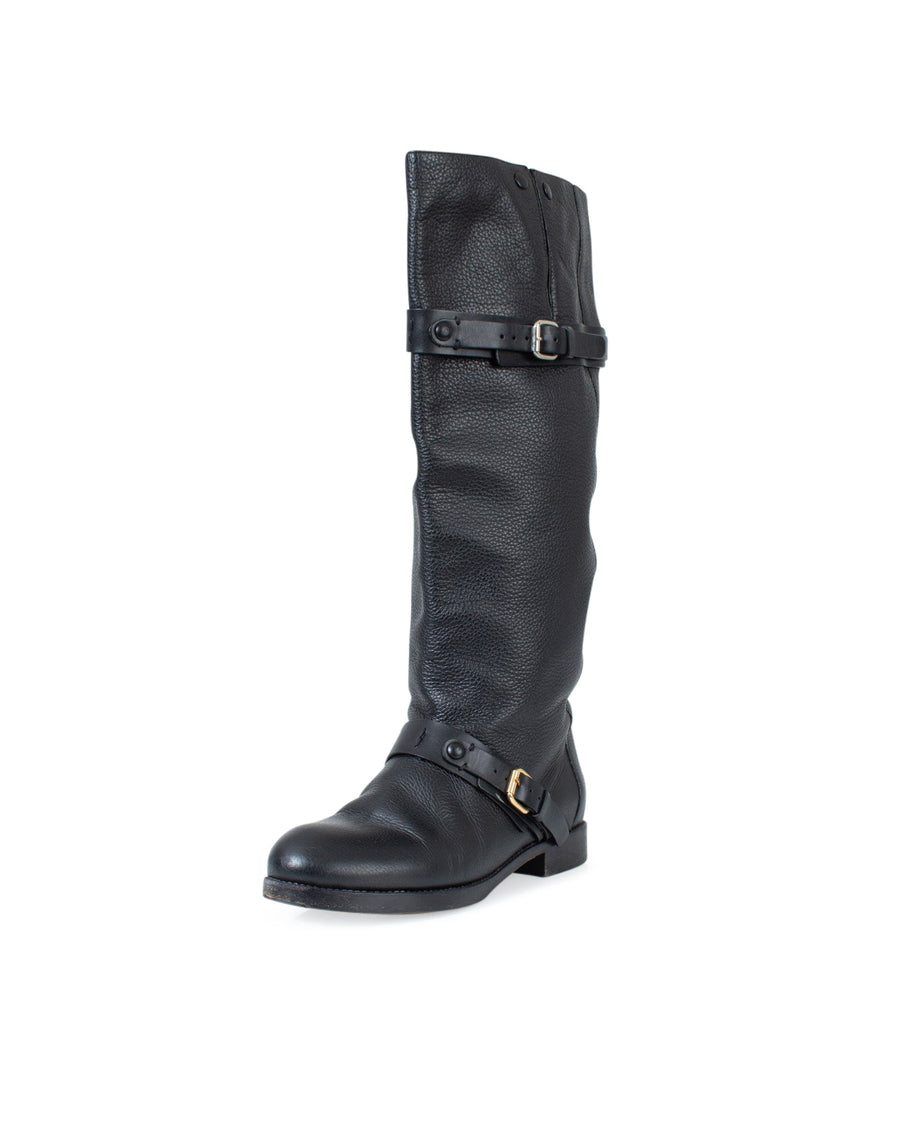 Chloé Shoes Medium | US 8 Black Leather Boots