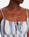 Ciao Lucia Clothing Small Gabriela Striped Cotton Gauze Midi Dress