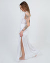 Cleobella Clothing Small Embroidered White Maxi Dress