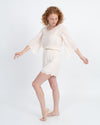 Cleobella Clothing XS Embroidered Short Sleeve Mini Dress