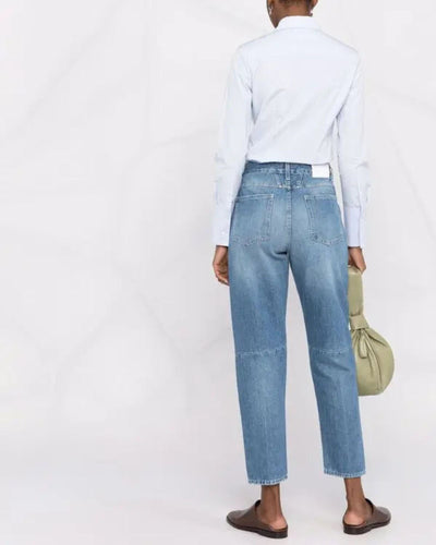 Closed Clothing Small | US 26 Closed X-Lent Tapered Leg Denim Jeans In Blue