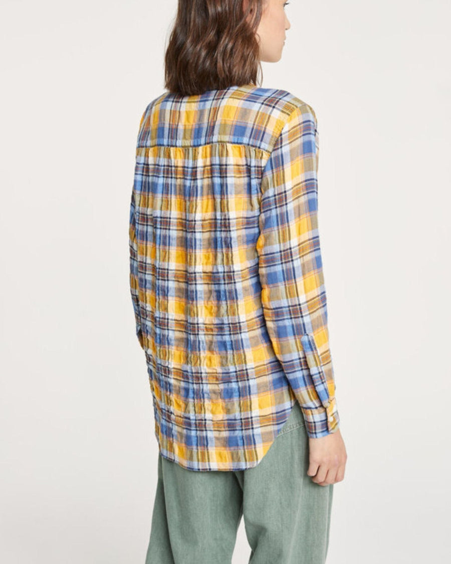 Closed Clothing XXS Yellow Plaid Shirt