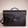 Coach 1941 Bags One Size "Beekman" Black Leather Briefcase