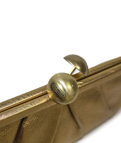 Coach 1941 Bags One Size Gold Clutch