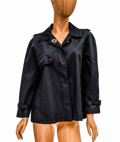 Coach 1941 Clothing Large Cropped Trench Coat with Button Closures