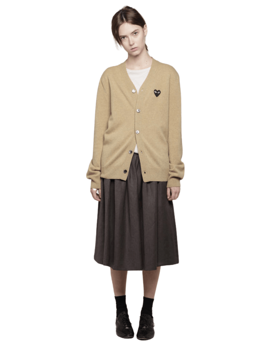 Comme des Garçons Play Clothing Large Play Emblem Cardigan