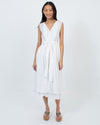 CP Shades Clothing XS Cream Silk Dress