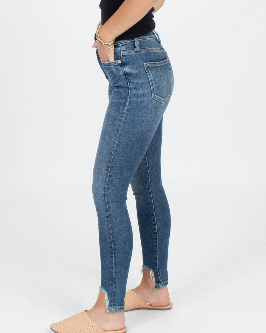 Current/Elliott Clothing XS | US 25 Frayed Hem Skinny Jeans