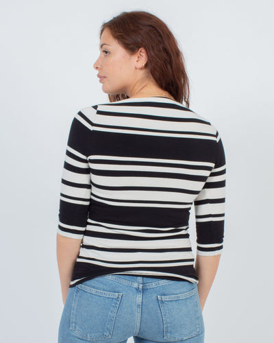 Cynthia Rowley Clothing Medium Striped Tee