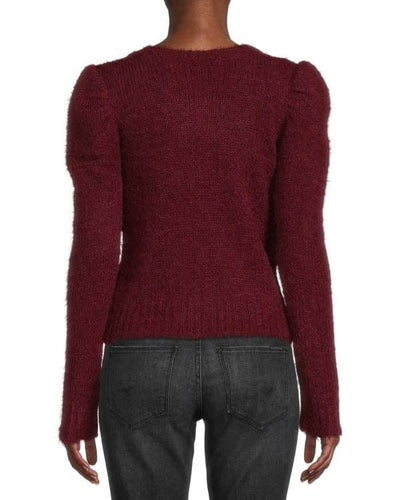 Derek Lam 10 Crosby Clothing Small "Locken" Sweater in Burgundy