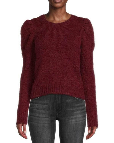 Derek Lam 10 Crosby Clothing Small "Locken" Sweater in Burgundy