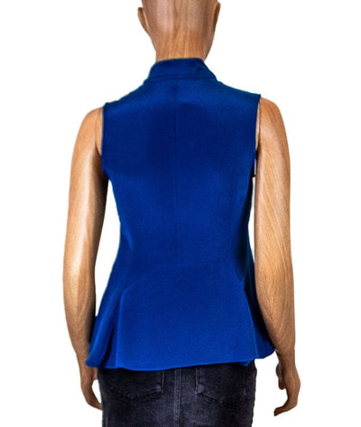 Derek Lam 10 Crosby Clothing XS | US 0 Blue Sleeveless Silk Blouse