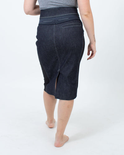 Diane Von Furstenberg Clothing Large | US 10 Denim Pencil Skirt