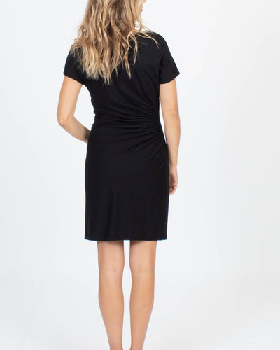 Diane Von Furstenberg Clothing Medium Fitted Black Dress