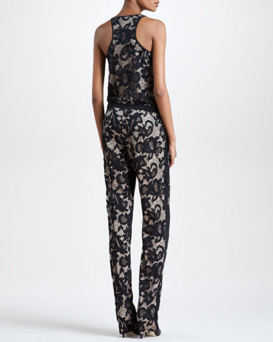 Diane Von Furstenberg Clothing Small | 4 "Shany" Lace Jumpsuit