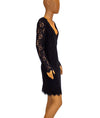 Diane Von Furstenberg Clothing XS | US 0 Black Lace Mini Dress