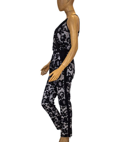 Diane Von Furstenberg Clothing XS | US 0 Black "Shany" Lace Jumpsuit