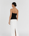 DISSH Clothing Medium | US 6 Bianca Black Bandeau Knit Top