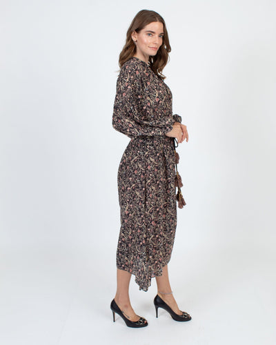 DÔEN Clothing Small Floral Puff Sleeve Dress