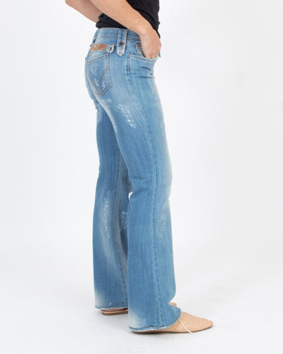Dolce & Gabbana Clothing Medium | 29 Distressed Flare Jeans