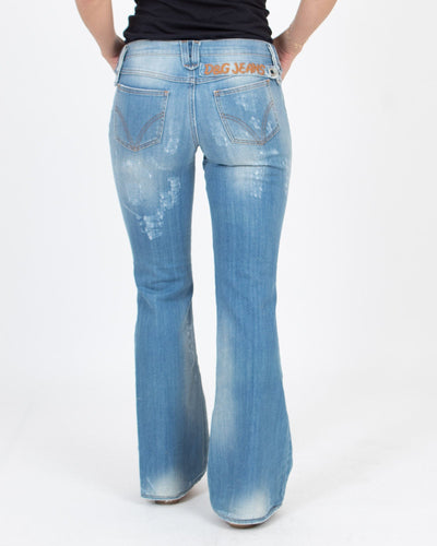 Dolce & Gabbana Clothing Medium | 29 Distressed Flare Jeans