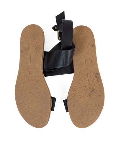 Dolce Vita Shoes Medium | US 8.5 Black Leather Flat Sandals