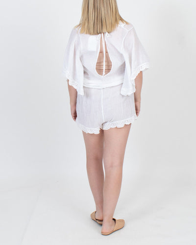 Eberjey Clothing Medium Crochet Cover Up Romper