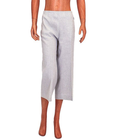 Elie Tahari Clothing XS | US 2 Cropped Straight Leg Linen Trousers