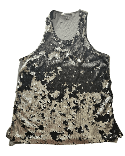 Elizabeth and James Clothing Medium Sequined Tank Top