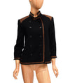 Elizabeth and James Clothing XS | US 2 Cropped Sleeve Military Jacket